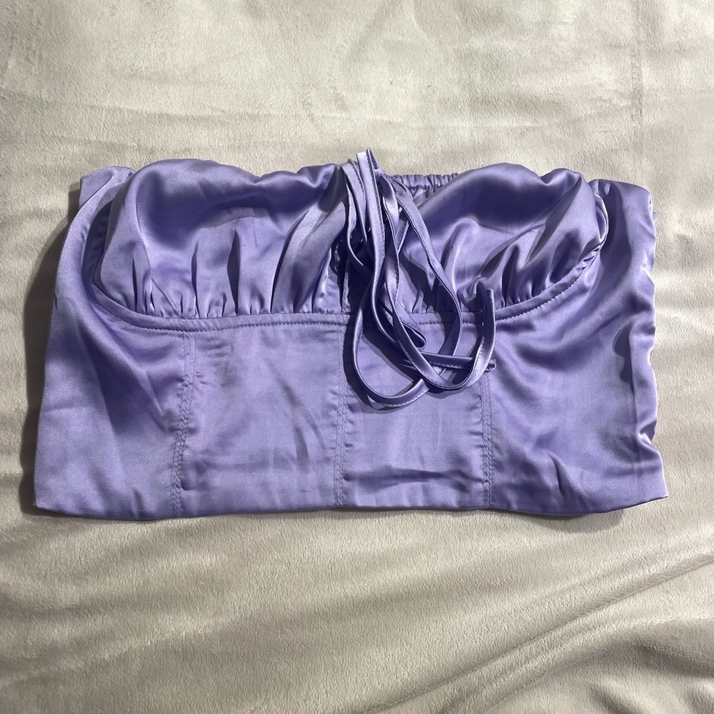 Urban Outfitters Lavender Satin Chemise